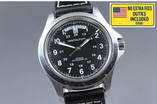 [Exc+5] Montre pour homme Hamilton H644550 cadran noir date automatique...