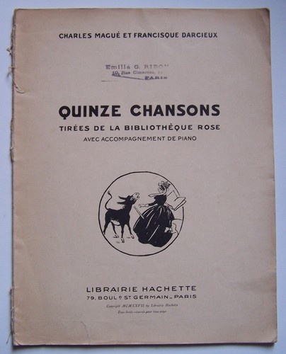 Partition ancienne - §,
