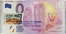 BILLET 0 EURO PHILATHELIQUE FILITOSA MUSEE CORSE  2015  NUMERO DIVERS