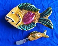 BEURRIER AVEC COUTEAU BARBOTINE VALLAURIS