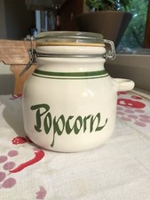 porcelain Popcorn Canister