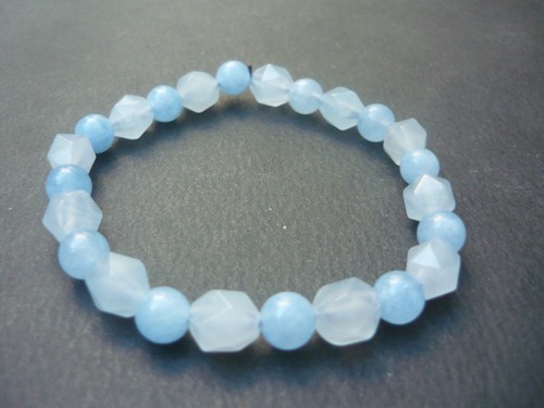 Bracelet aigue marine - bracelet,