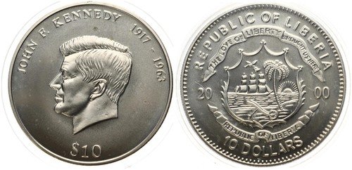 Liberia dollars 2000 - 10,