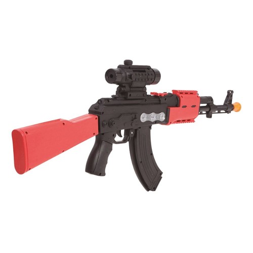 Fusil plastique sonore viseur - plastique,