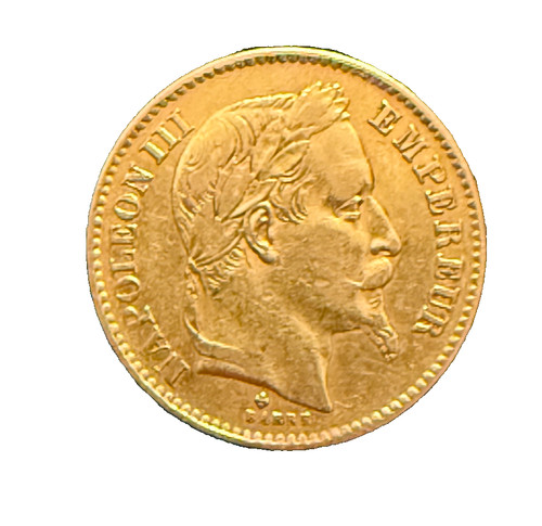 France 1868 gold - gold, 20
