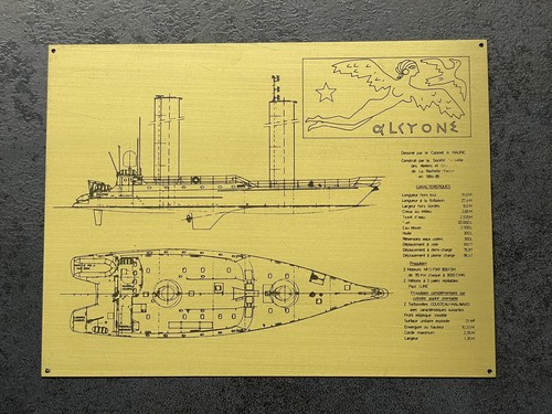Gravure sur plaque - laiton, ou