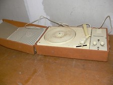 vintage ancien tourne disque viscorex platine disque en valise