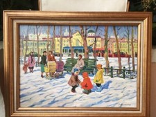 Peinture Huile Russe cadre