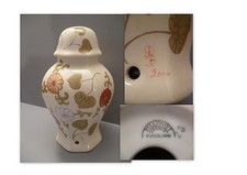 Pied de lampe en porcelaine de