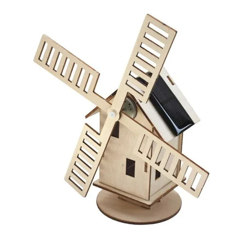 Kit moulin solaire bois - moulin,