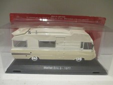 CAMPING CAR MOTORHOME MAILLET ERIC 3 SUR CHASSIS PEUGEOT J7 de 1977 au 1/43