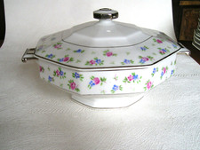 PORCELAINE de LIMOGES  ART DECO- 1930 -BETOULE & LEGRAND- SOUPIERE