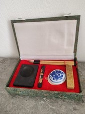 Coffret de calligraphie chinoise