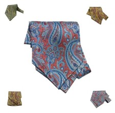 Foulard Homme Soie Imprimée