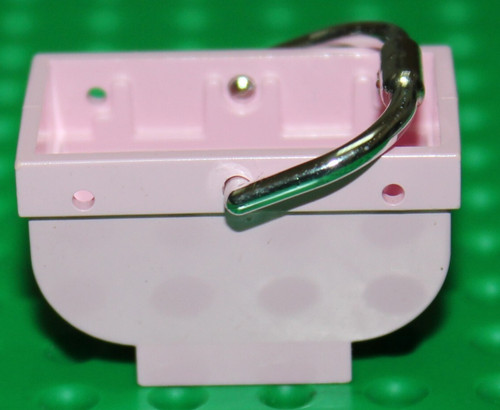 Panier rose clair lego - rose,