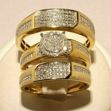 Ensemble de bagues de mariage