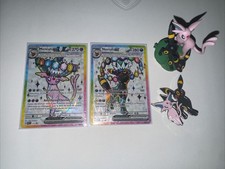 Lot 2 Carte Promo Noctali SVP 176 + Mentali SVP 175 Évolutions Prismatiques FR