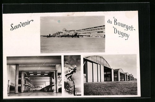 Carte postale bourget dugny - carte, bourget-dugny