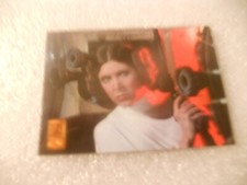 carte star wars merlin collections n°108 leia organa