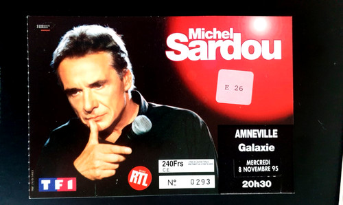 Billet ticket concert - billet,