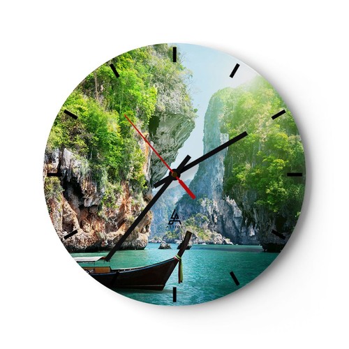 Horloge murale verre - en,