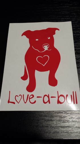Love pitbull dog ipad - love,