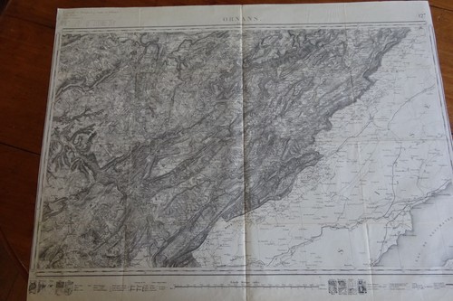 Carte etat major xixè - etat-major,