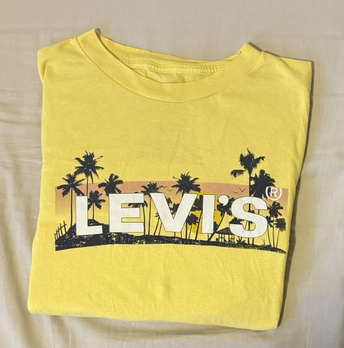 Shirt levi jaune - t,