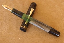 Très Rare stylo plume 14 kts PELIKAN 100 N gris et noir de 1938.
