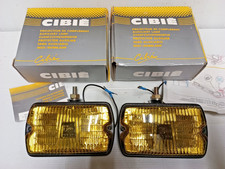 NEUF PAIRE PHARE CIBIE 35 ANTIBROUILLARD  AB  aspect cuir noir airport jaune lp
