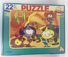 Vintage NATHAN 1985 Puzzle 22 Pièces LES SNORKY « Le Récital » Complet France