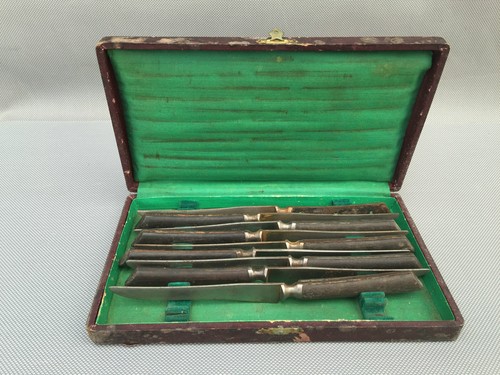 Anciens coffret couteaux - anciens, 9