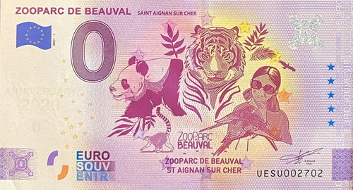 Billet euro zooparc de - 0,