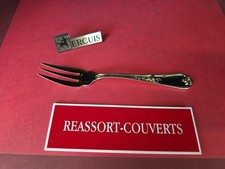 FOURCHETTE POISSON VERMEIL 18.8 CM ROCAILLE LOUIS XV ERCUIS TTB MÉTAL ARGENTÉ 