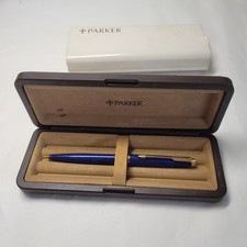 Stylo bille Parker 75 bleu