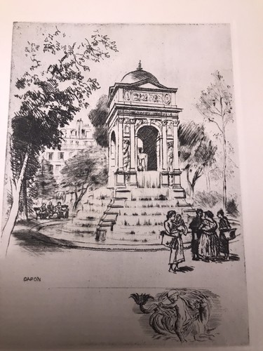 Gravures anciennes capon des - gravures,