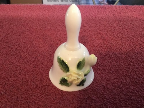 Mini ceramic yellow rose - ceramic,