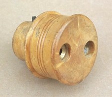 Ancienne DOUILLE VOLEUSE BOIS baïonnette pour 1 prise luminaire connecteur #2