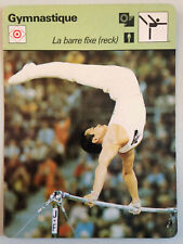 CARTE EDITIONS RENCONTRE 1977 / GYMNASTIQUE - LA BARRE FIXE (RECK)