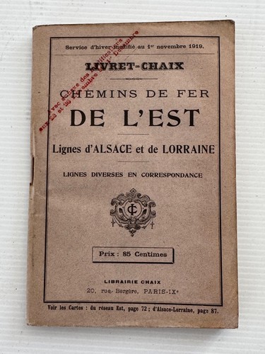 1919 indicateur chaix au - 💥,