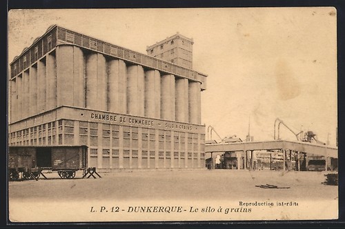 Cpa dunkerque silo - silo, à
