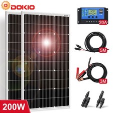 Dokio 100W/200W Panneau Solaire Rigide - Camping-Car, Bateau