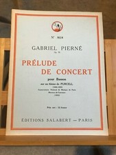 Pierné prélude concert - prélude,