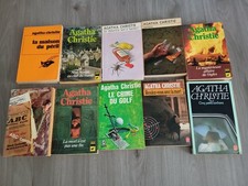 Lot de 10 romans policiers Agatha Christie dont 2 offerts/ Livres poche anciens