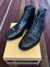 Rare Clinch Yeager Boots. Black Gustavo Cowhide. Size 10.5 US - 11 H Clinch.