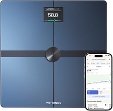 WITHINGS Body Smart - Balance connectée WIFI pèse-personne impédancemètre Noir