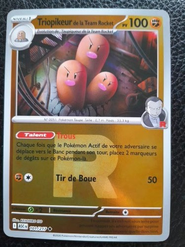 Carte pokémon triopikeur - carte,