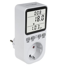 Compteur d'énergie GreenBlue Wattmètre type F 220-240V AC 50Hz 16 A