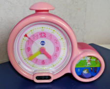 Réveil rose Educatif Jour Nuit  Musical Lumineux enfant plus 4 ans CLAESSENS KID