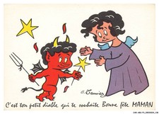 CAR-ABSP3-0274-ILLUSTRATEUR - MEUNIER - C'est ton petit diable qui te souhaite
